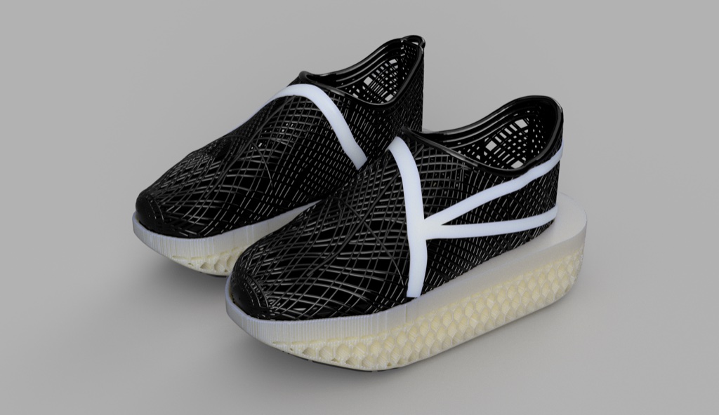 K-Dash 3D-printed running shoes with a honeycomb sole